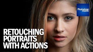 Retouching your portraits with Photoshop actions