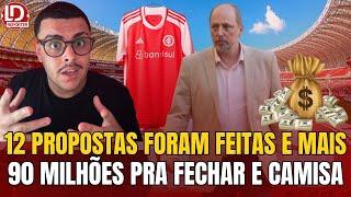 INTER:12 PROPOSTAS SÃO FEITAS E 90 MILHÕES PODEM SER FECHADOS | CAMISA TOTALMENTE DIFERENTE EM 2025