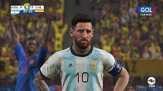 Recreación Argentina 0-2 Colombia Copa America 2019