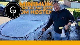 Minimum bilvask hva du bør gjøre før vinter!