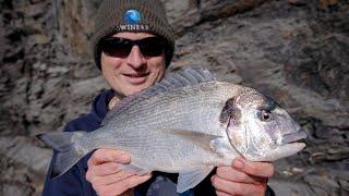 Early Season Gilthead Bream and Bass Fishing on the North Coast of Cornwall with Ben Conway