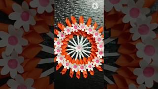 Paper flowers wall hanging #diy #paperwallcraft #walldecor #craft #homedecor #papercraft #viralshort