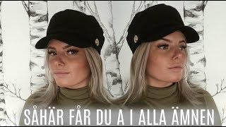 Hur du får A i alla ämnen - studieteknik & tips