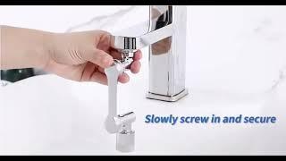 AquaTwist 1080 degree rotational Faucet Extender