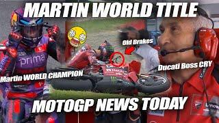 EVERYONE SHOCKED BIG ANGRY DUCATI Boss INVESTIGATION Bagnaia Bike, FINALLY Martin WORLD TITLE