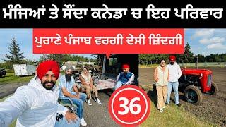 ਕਨੇਡਾ ਚ ਪੁਰਾਣੇ ਪੰਜਾਬ ਵਰਗੀ ਜਿੰਦਗੀ Pujabi Farm in Canada | Punjabi Travel Couple | Ripan khushi