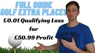 Golf Extra Places Matched betting guide & tutorial using OddsMonkey Make money online sports betting