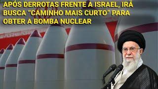 Após ser enfraquecido por Israel, Irã estaria buscando um caminho rápido para obter arsenal nuclear