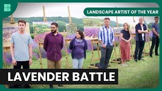 Lavender Landscape Challenge - Landscape Artist of the Year - S03 EP7 - Art Documentary