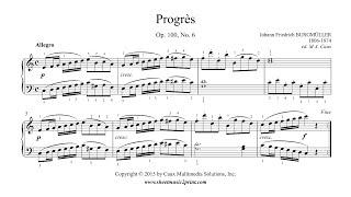 Burgmüller : Progrès - Progress, Op. 100, No. 6