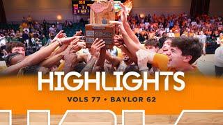 HIGHLIGHTS: No. 11 Vols 77, Baylor 62 (Nov. 22, 2024)