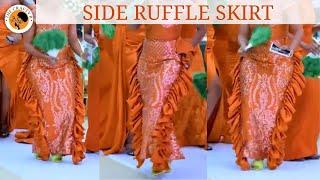 How To Sew a Fitted Skirt with Side Ruffles