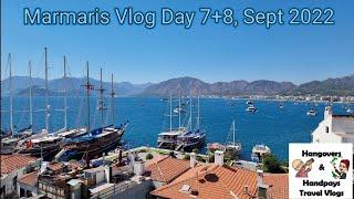 Marmaris Vlog Day 7 + 8, Sept 2022 | Blue Bay Platinum | Grand bazaar | Marmaris Marina | Castle