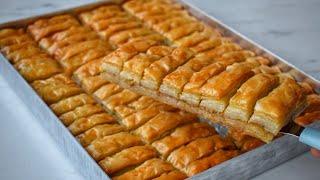 BAKLAVA HAMURU AÇAMAYANLAR BURAYA  OKLAVA KULLANMAK YOK ️ TEK TEK AÇMAK YOK ️ KOLAY BAKLAVA ️