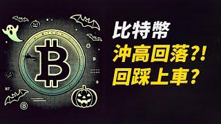 BTC最好撐住！回踩趨勢線，上車？跌回就危險了！