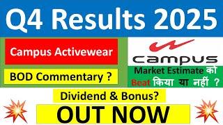 CAMPUS ACTIVEWEAR Q4 results 2025 | CAMPUS results today | CAMPUS ACTIVEWEAR Share News | CAMPUS