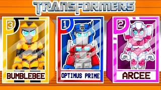 Becoming TRANSFORMERS Toys in Roblox!