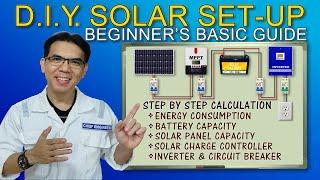 Step by Step BASIC CALCULATION Para sa Gustong mag DIY ng Solar - Beginner's Basic Guide in Tagalog