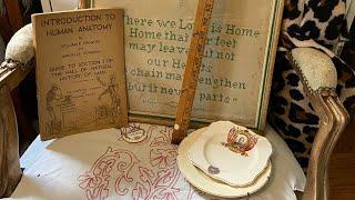 $21 Yard Sale and Thrifted Finds Haul #shabbychic #antiques #brocante