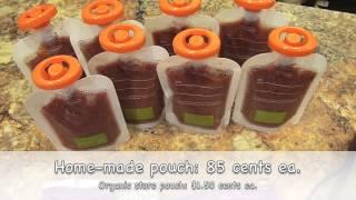 Baby Food Organization and DIY Baby Food Pouches