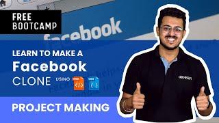 Lets Make a  @Facebook  Clone | Cloning Facebook using HTML & CSS | Project Making