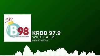 KRBB 97.9 Wichita, KS "B98" Legal ID [Christmas Music](12/7/24)