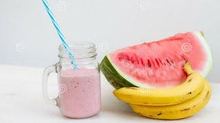 watermelon banana smoothie/ Taste of miya