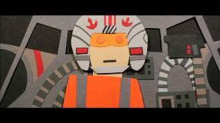 Star Wars Original Trilogy done with paper.