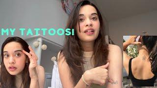 All about my tattoos! | Tattoo inspo| Chopped off my eyebrow 