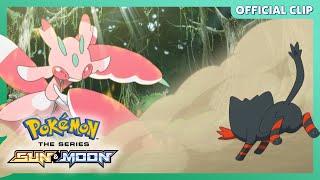 Two-on-Two Pokémon Battle! | Pokémon the Series: Sun & Moon | Official Clip