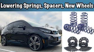 Making my BMW i3 Highway Worthy – H&R Lowering Springs, Spacers and New Wheels