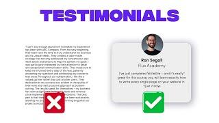 How to Design Testimonials for Conversions (10 Ideas)