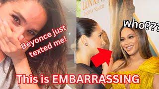 Meghan FAKES Getting a Message From Beyonce #meghanmarkle