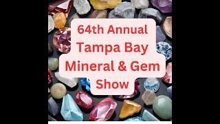 64th Annual Tampa Bay Mineral and Gem show November 2023, new minerals discovered