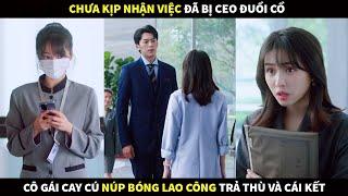 Chưa kịp nhận việc đã bị CEO đuổi cổ, cô gái cay cú núp bóng lao công trả thù và cái kết