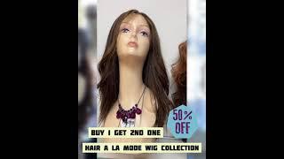 Synthetic wig collection