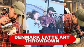 Denmark latte art throwdown 2nd edition |  Latte art throwdown | Barista nemi |Denmark