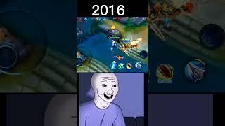 Mobile legends 2016 vs 2023 #ml #mobilelegend