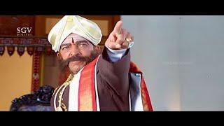 Dr.Vishnuvardhan Calls Lion To Show His Power To Minister | Simhadriya Simha Kannada Movie Scenes