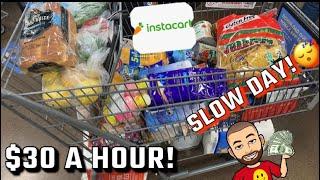 Day In The Life Of A Instacart Shopper. $30/Hour On a SLOW DAY! DAY 2, 2023