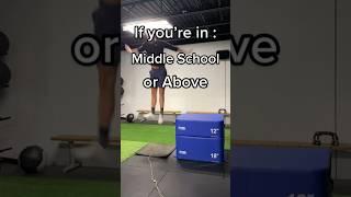 Middle school (or above) vertical jump plyometrics workout routine 