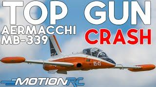 Crash! Large RC Turbine Aermacchi MB-339 Jet Accident at Top Gun 2023 | Motion RC