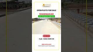 Premium Villa plots for sale in Shadnagar, Hyderabad, Bangalore Highway #openplots #shadnagarplots