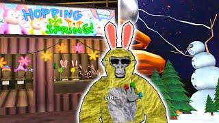 Gorilla Tag Hopping Spring Update! (New WINTER MAP!?)