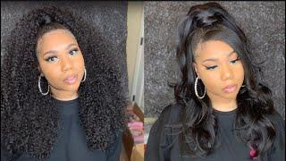 IT'S A BOP! Sensationnel Instant Up & Down (Half Wig + Ponytail) - UD 1 & UD 3!!!| SAWLIFE