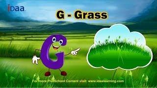 Learn English Alphabet - G (www.iDaaLearning.com)