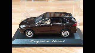 Diecast Porsche Cayenne diesel 1:43 Scale, Minichamps.Автомодели.Обзор