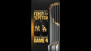 Dodgers vs. Yankees WORLD SERIES Game 4 #FirstPitch cam | FOX SPORTS