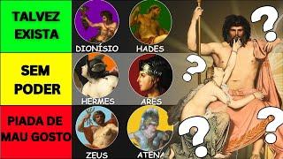 QUEM É O MELHOR DEUS GREGO - TIERLIST