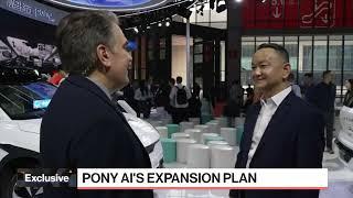 Pony.ai CEO James Peng interview with Bloomberg at Shanghai Auto Show 2025